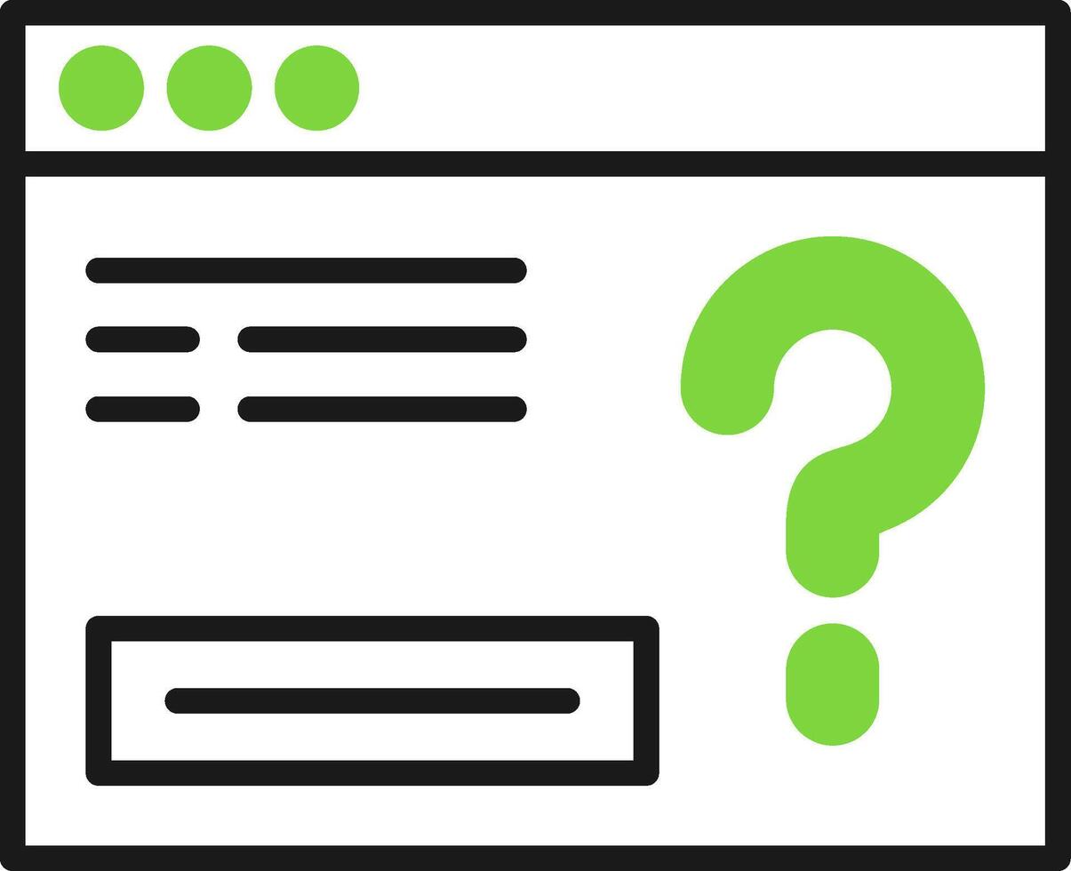 FAQ Icon Design vector