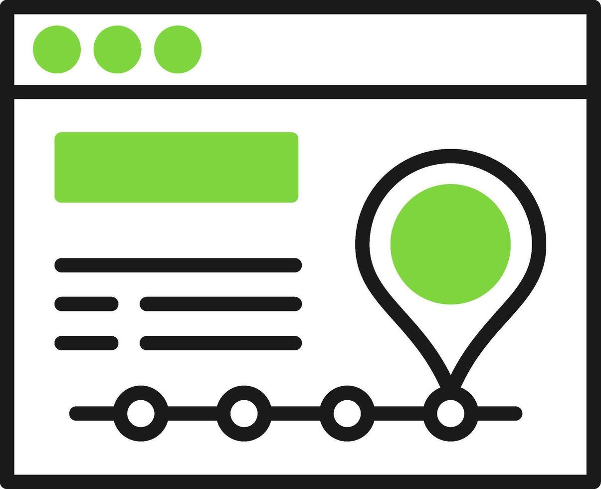 Tracking Icon Design vector
