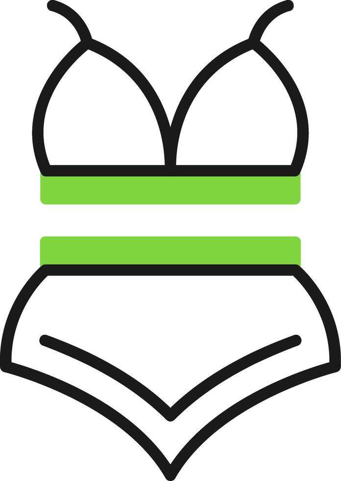Bikini Icon Design Symbol vector