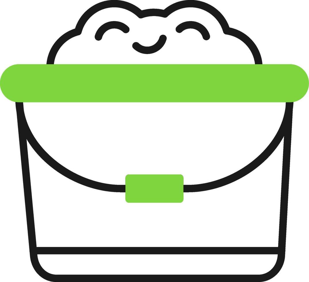Sand bucket Icon Design Symbol vector