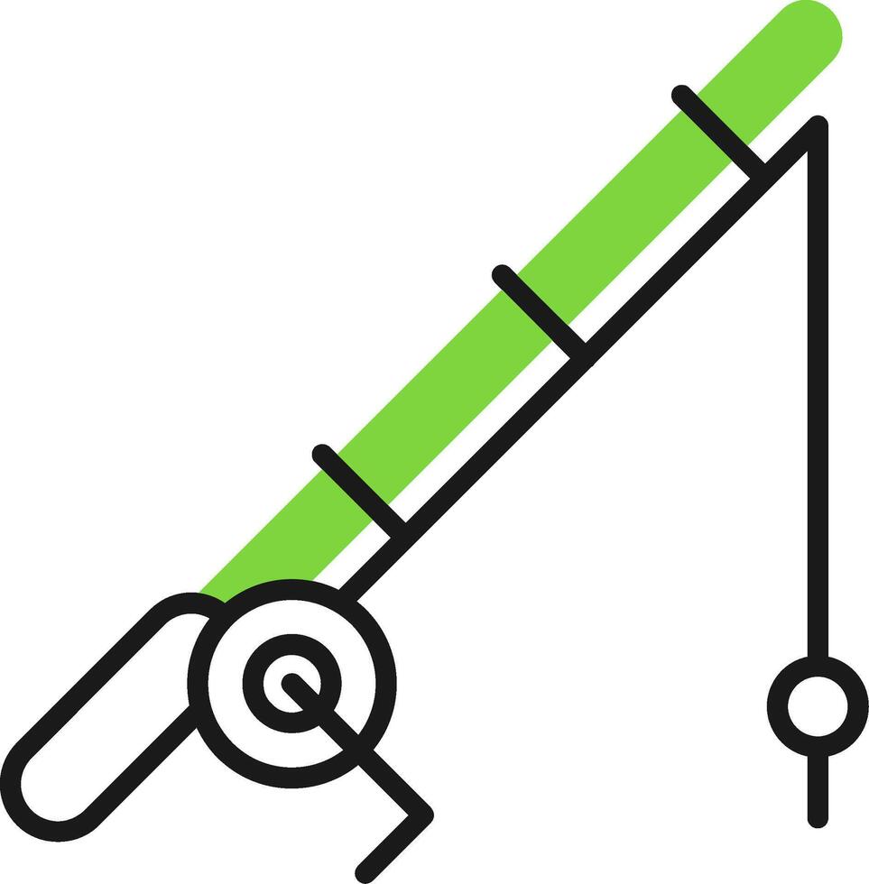 Fishing rod Icon Design Symbol vector