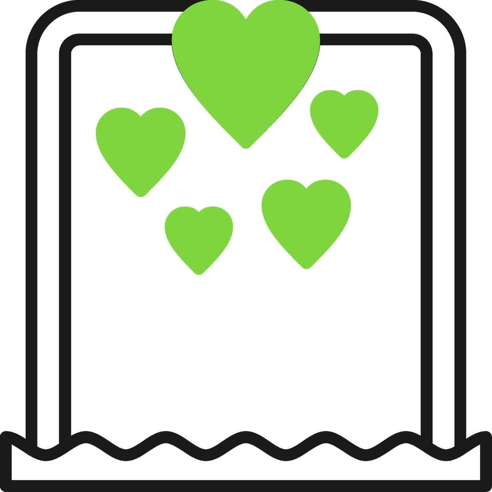 Beach wedding Icon Design Symbol vector