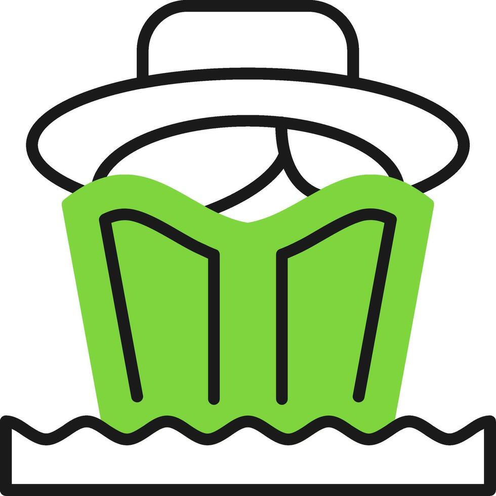 Beach reading Icon Design Symbol vector