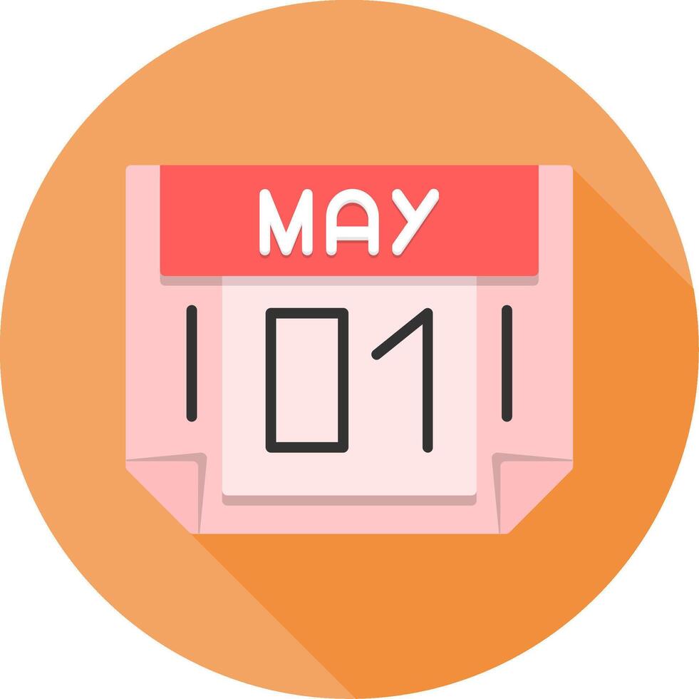 1 May Icon Design Symbol vector