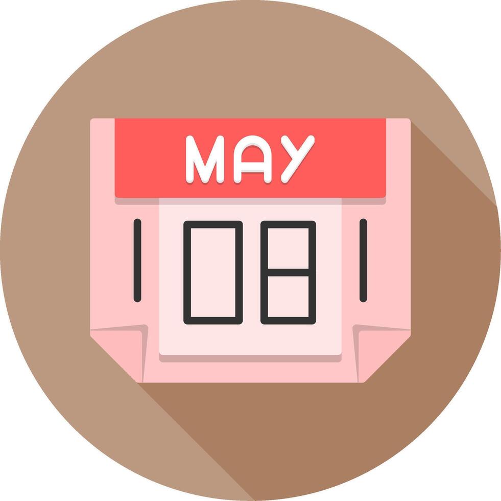 8 May Icon Design Symbol vector