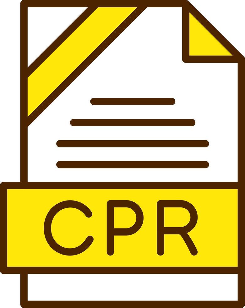 CPR Icon Design vector