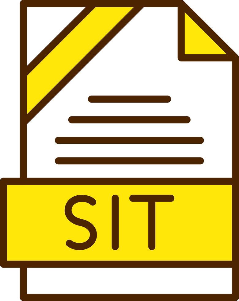 SIT Icon Design vector
