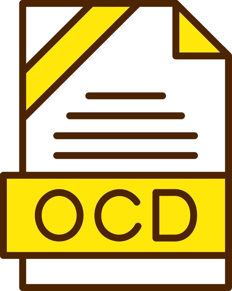 OCD Icon Design vector