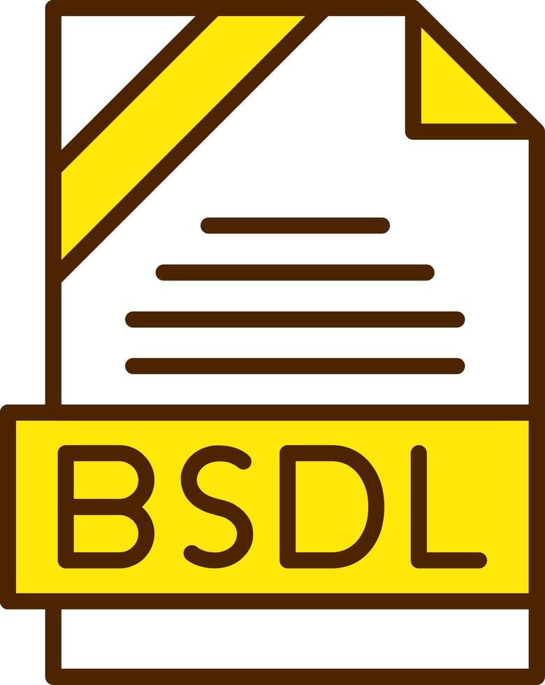 BSDL Icon Design vector