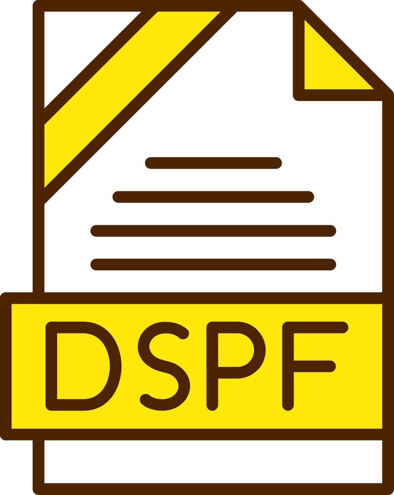 DSPF Icon Design vector