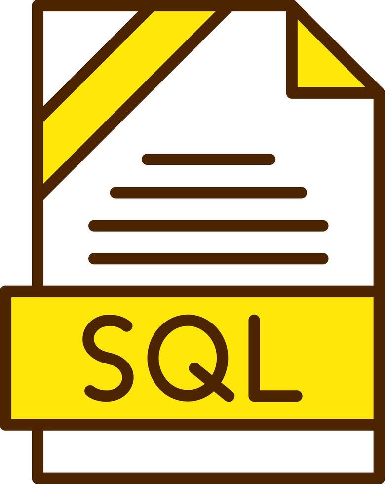 SQL Icon Design vector