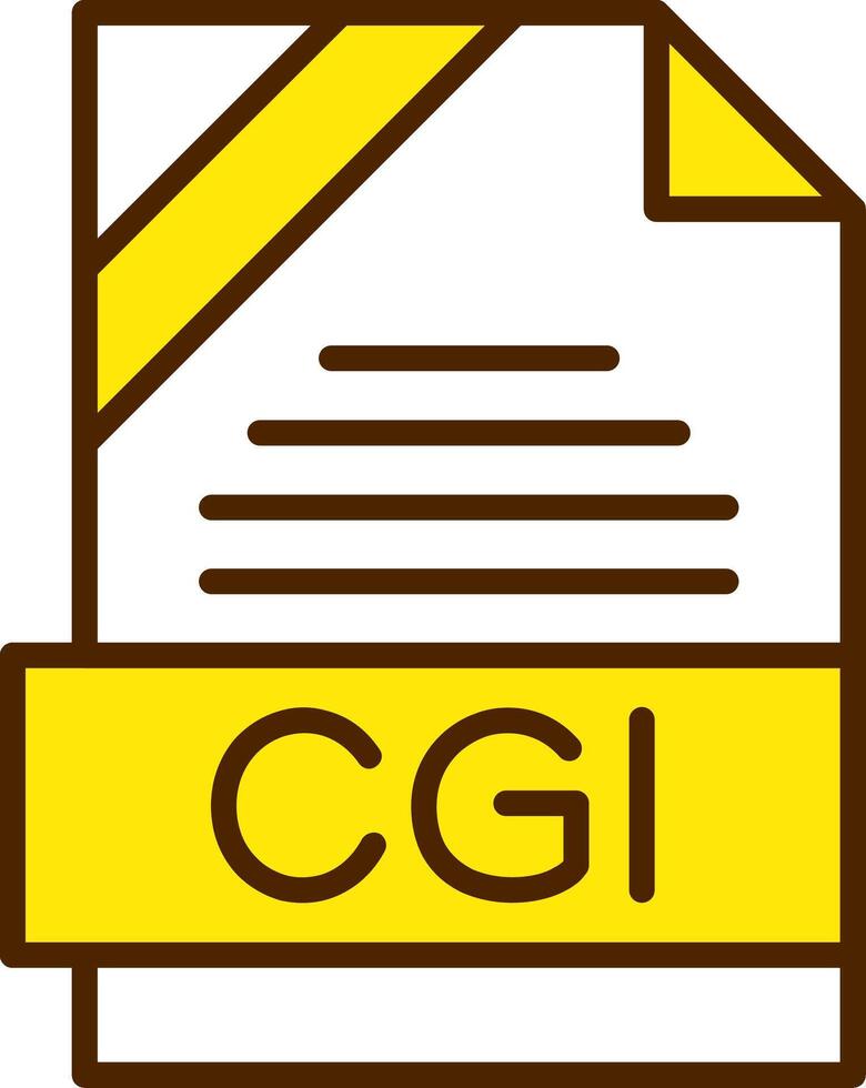 CGI Icon Design vector