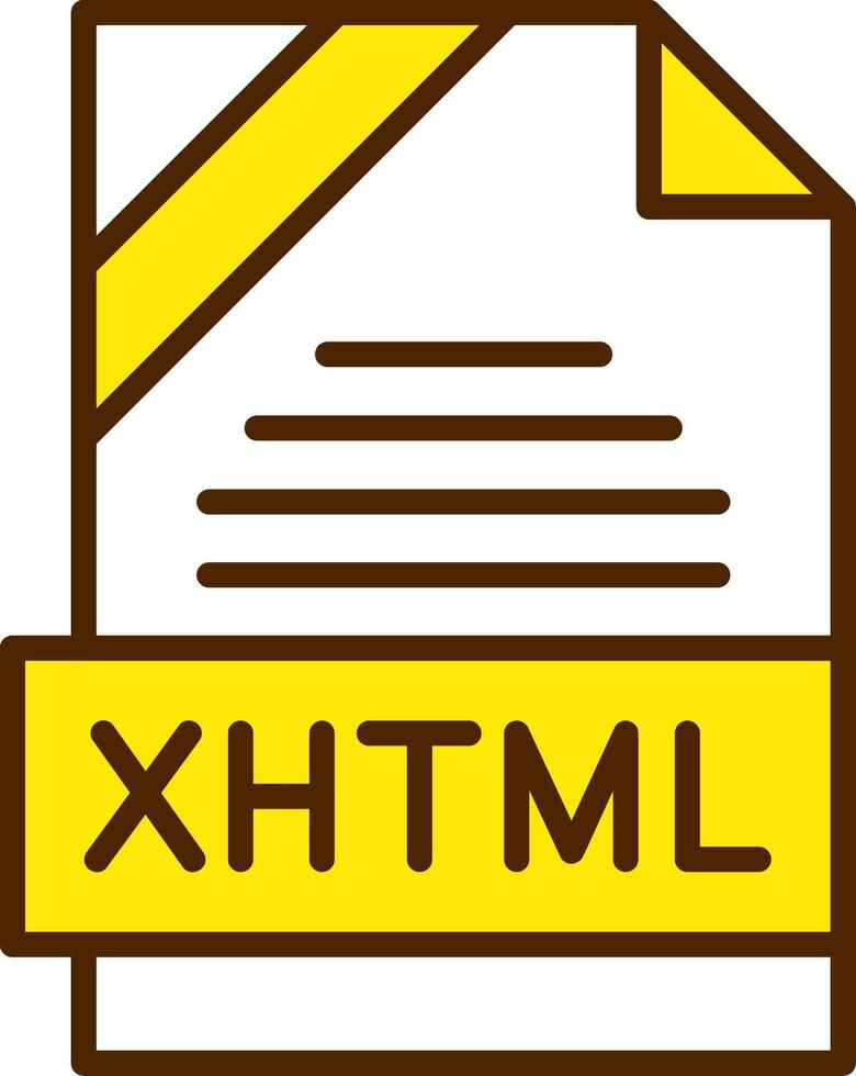 XHTML Icon Design vector