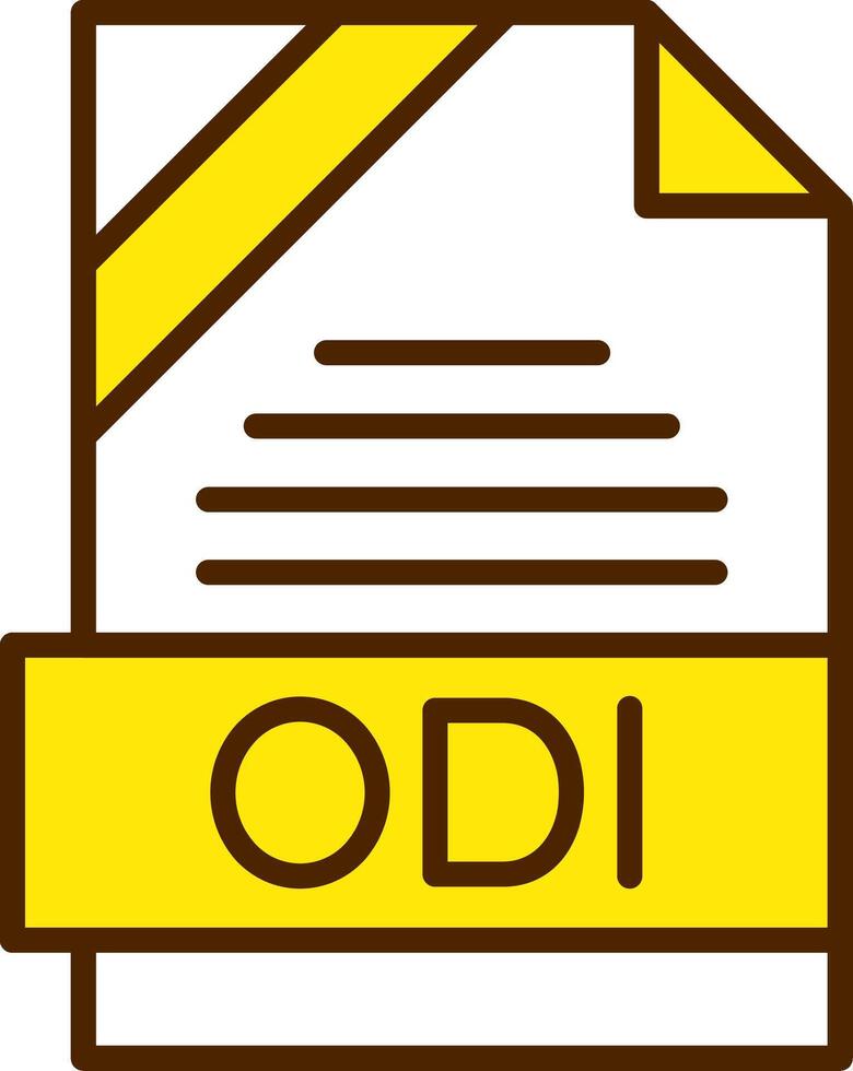 ODI Icon Design vector