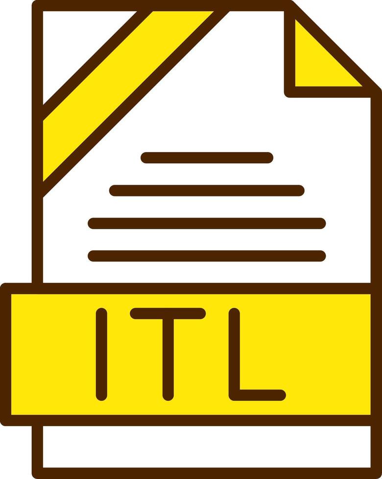 ITL Icon Design vector