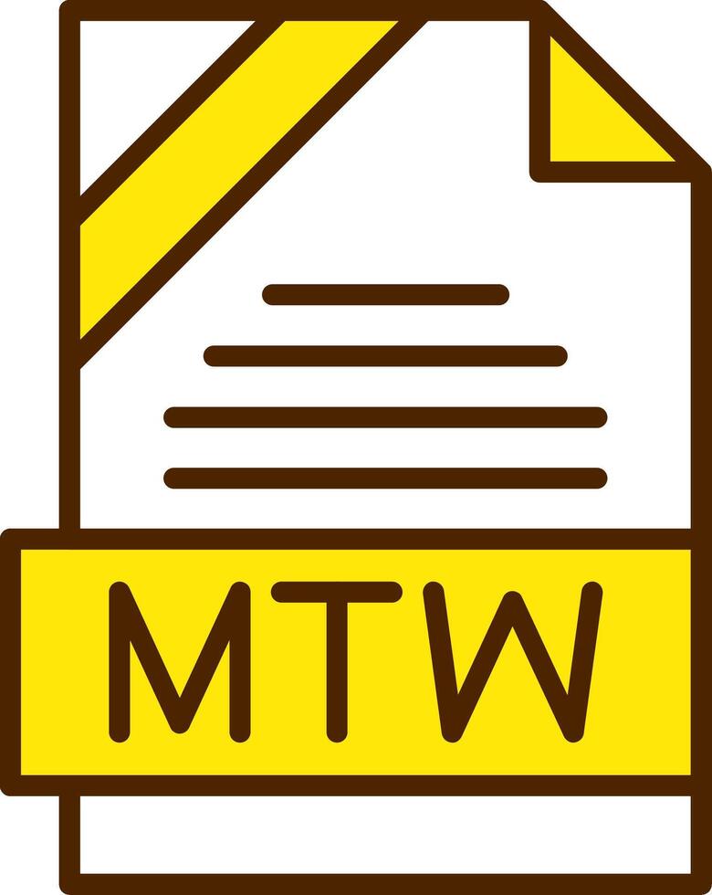 MTW Icon Design vector
