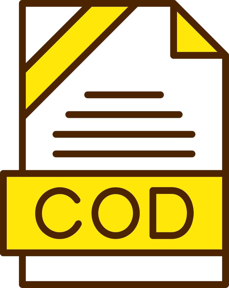 COD Icon Design vector