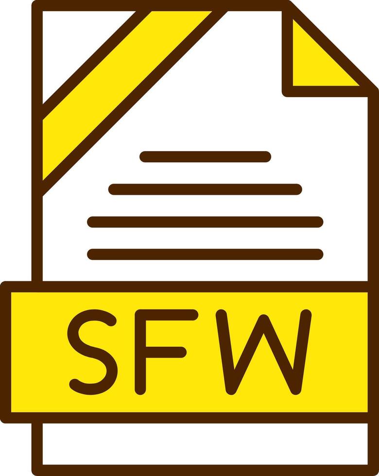 SFW Icon Design vector