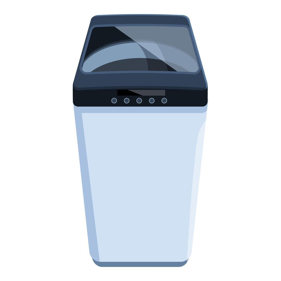 Modern washing machine offering clean and efficient laundry experience vector