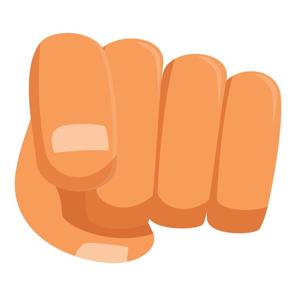 Cartoon hand pointing finger accusingly at you vector