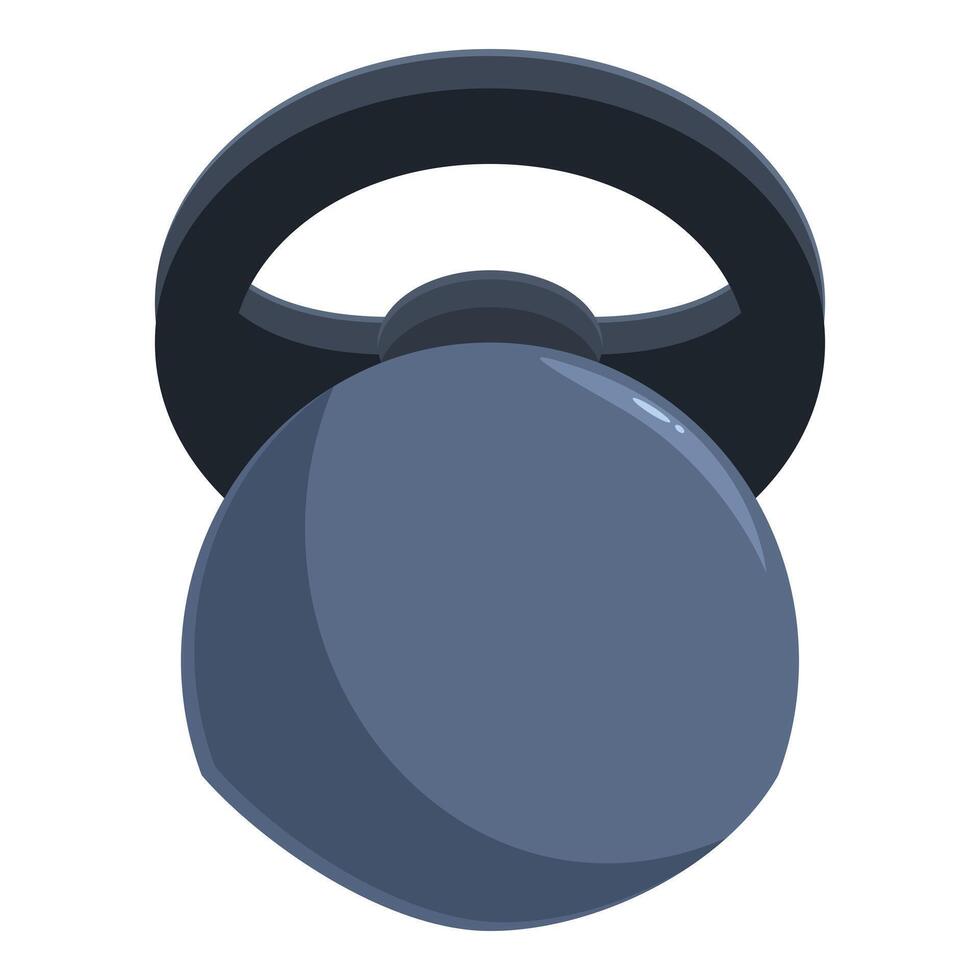 Heavy gym weight for bodybuilding training icon vector