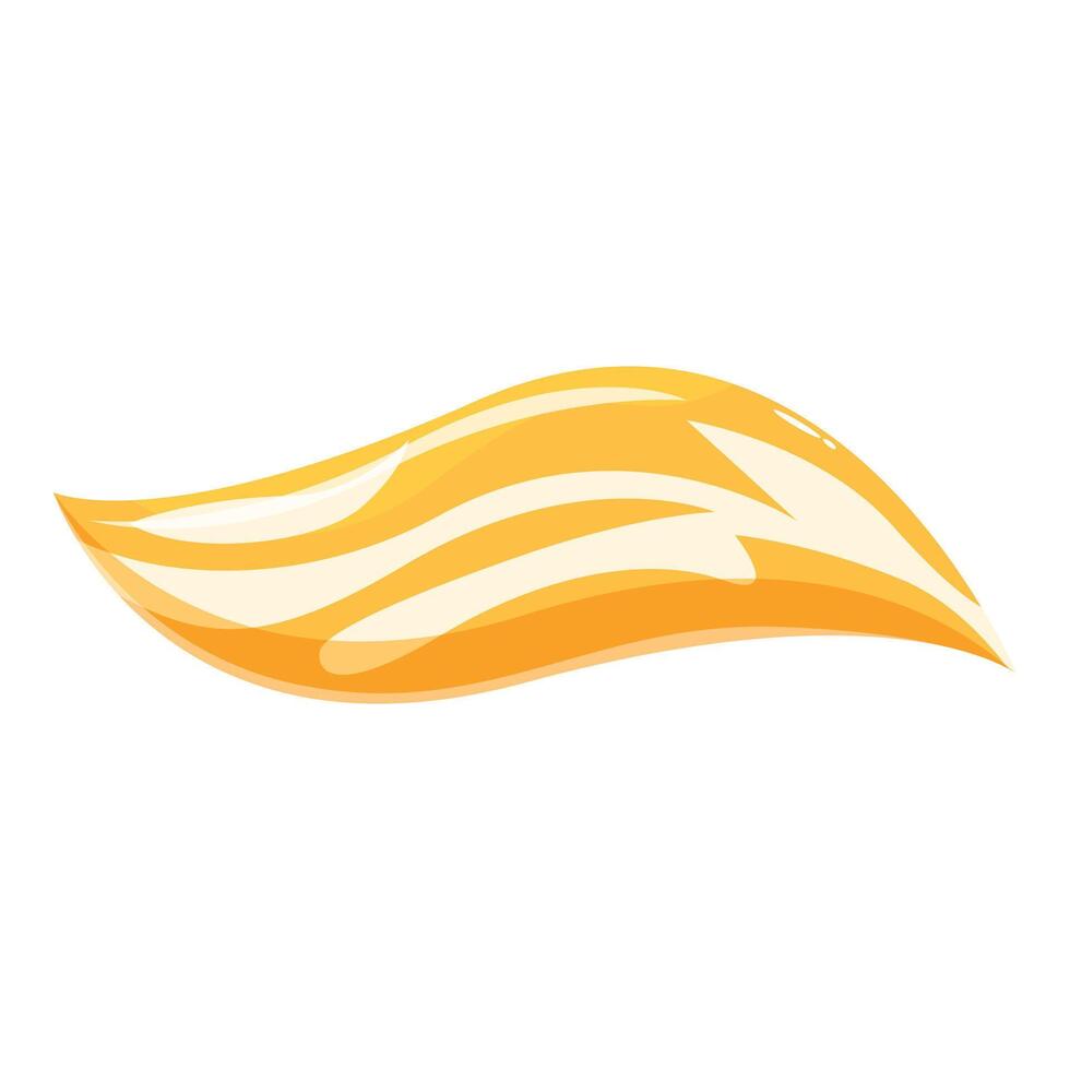 Flowing liquid honey splashing with motion trails vector