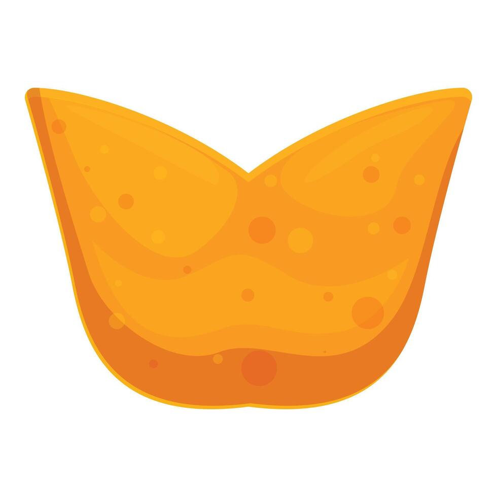 Delicious empanada forming a traditional shape vector