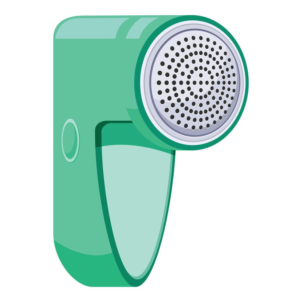 Modern lint remover cleaning fabric maintaining clothes vector