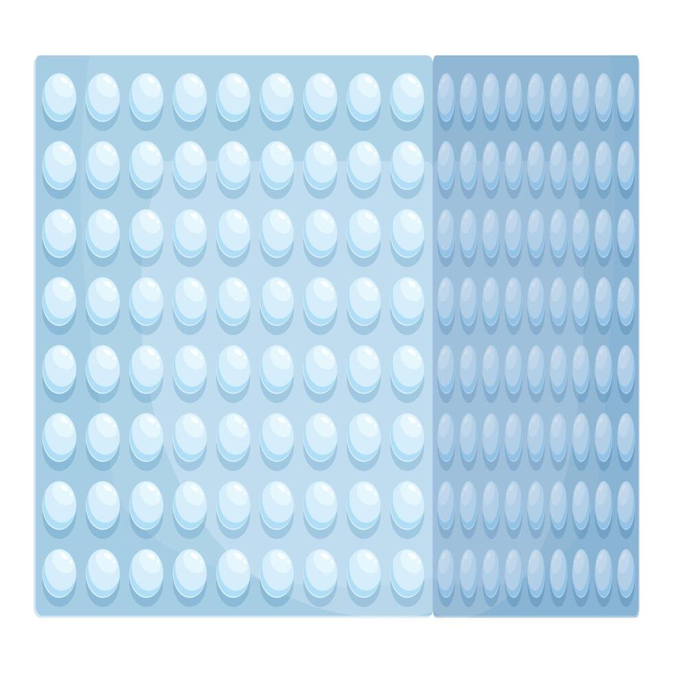 Bubble wrap protecting fragile items during shipping vector