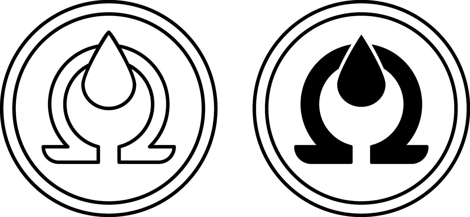 Omega Labels. Black and White Icons. Natural Fatty Acids. Fish Oil. Cat's Food Properties. Food Packaging Sticker vector
