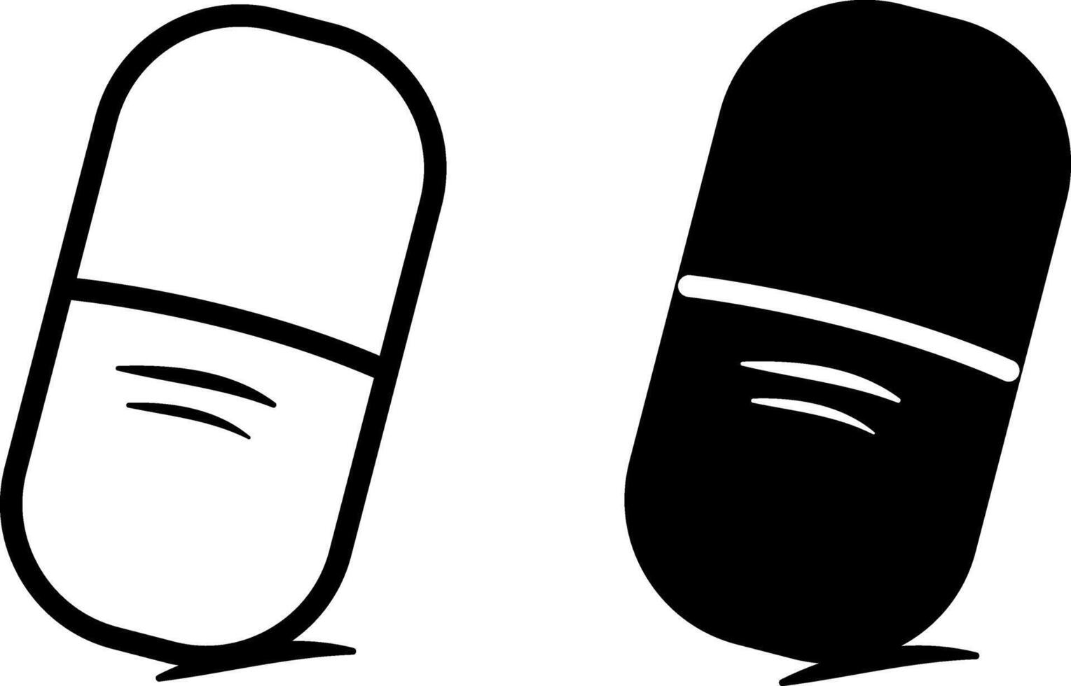 Hand Eraser Icons. Illustration of Rubber Eraser for Drawing with Shadow vector