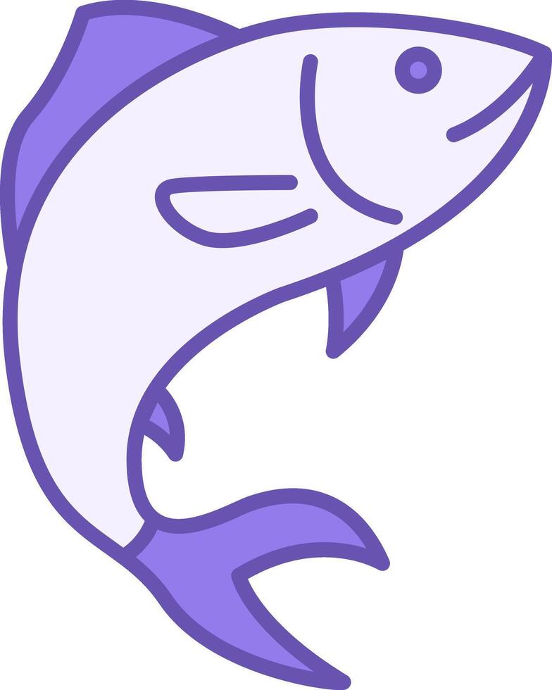 Colored Fish Icon. Aquatic Vertebrates. Pet Concept vector
