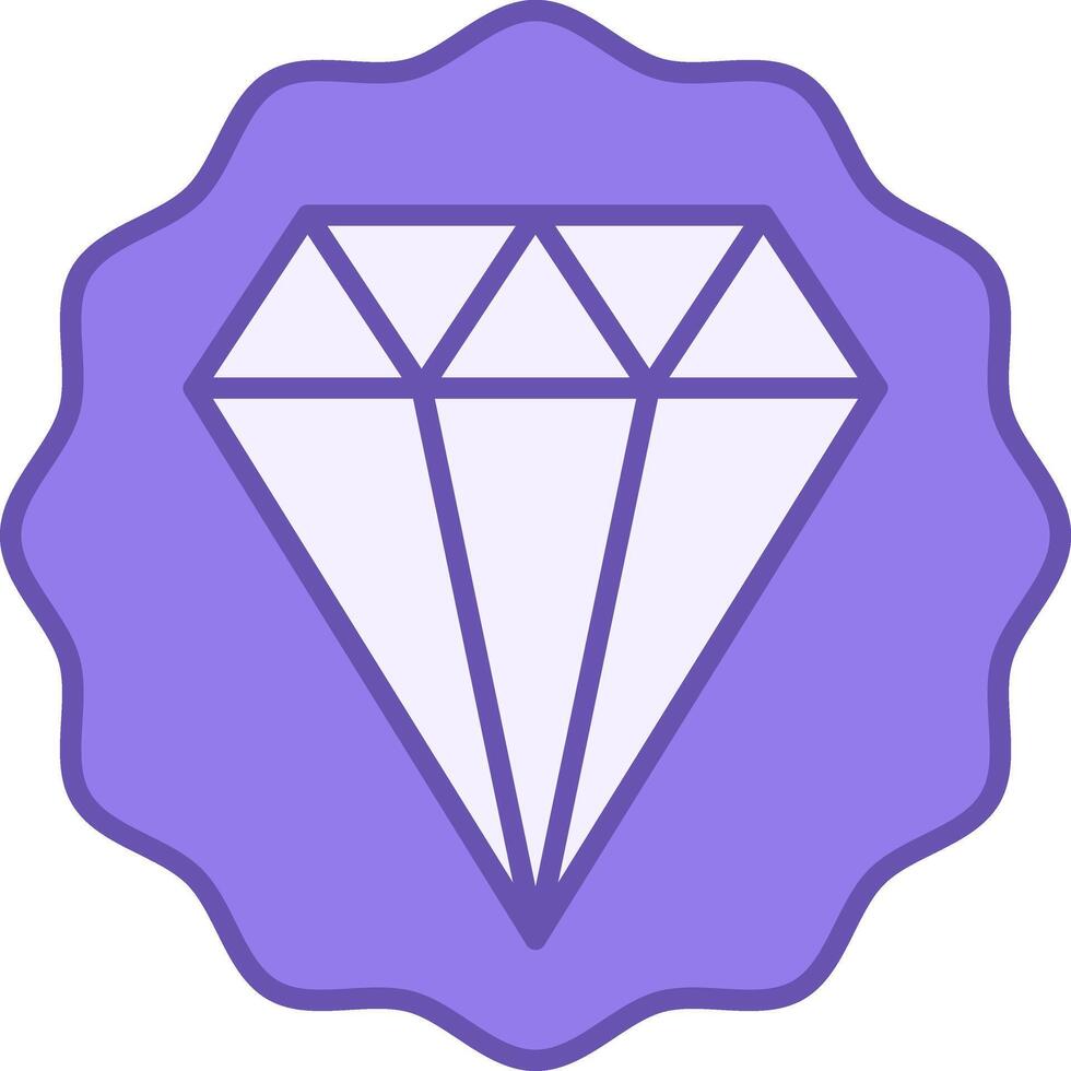 Colored Value Icon. Icon of Valuable Diamond. Professional, Valuable Employee, Thinking Ideas. Business and Management Concept vector