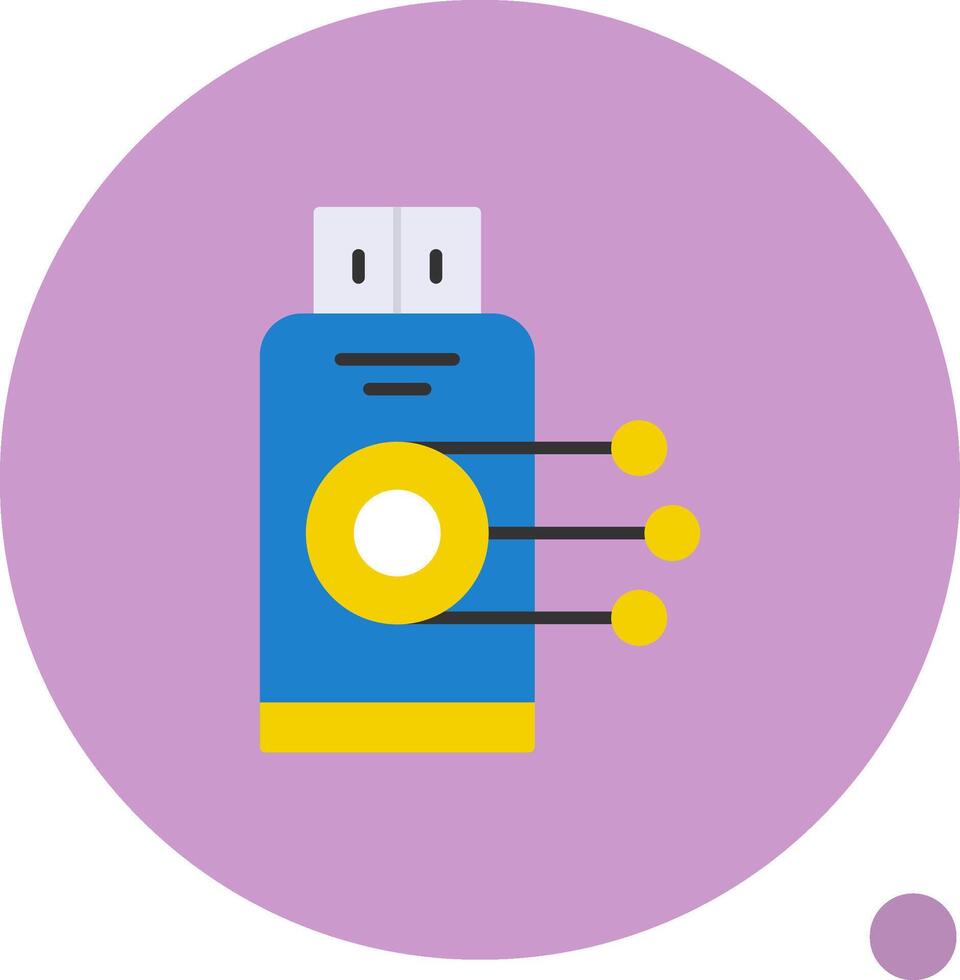 Driving Data Flat Shadow Icon vector