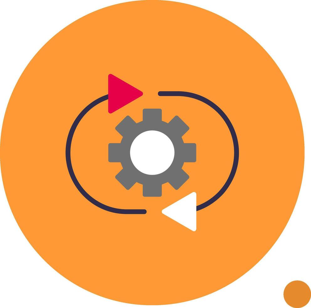Optimization Flat Shadow Icon vector