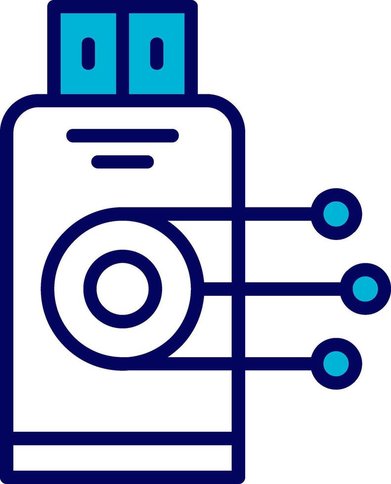 Driving Data Blue Mixed Icon vector