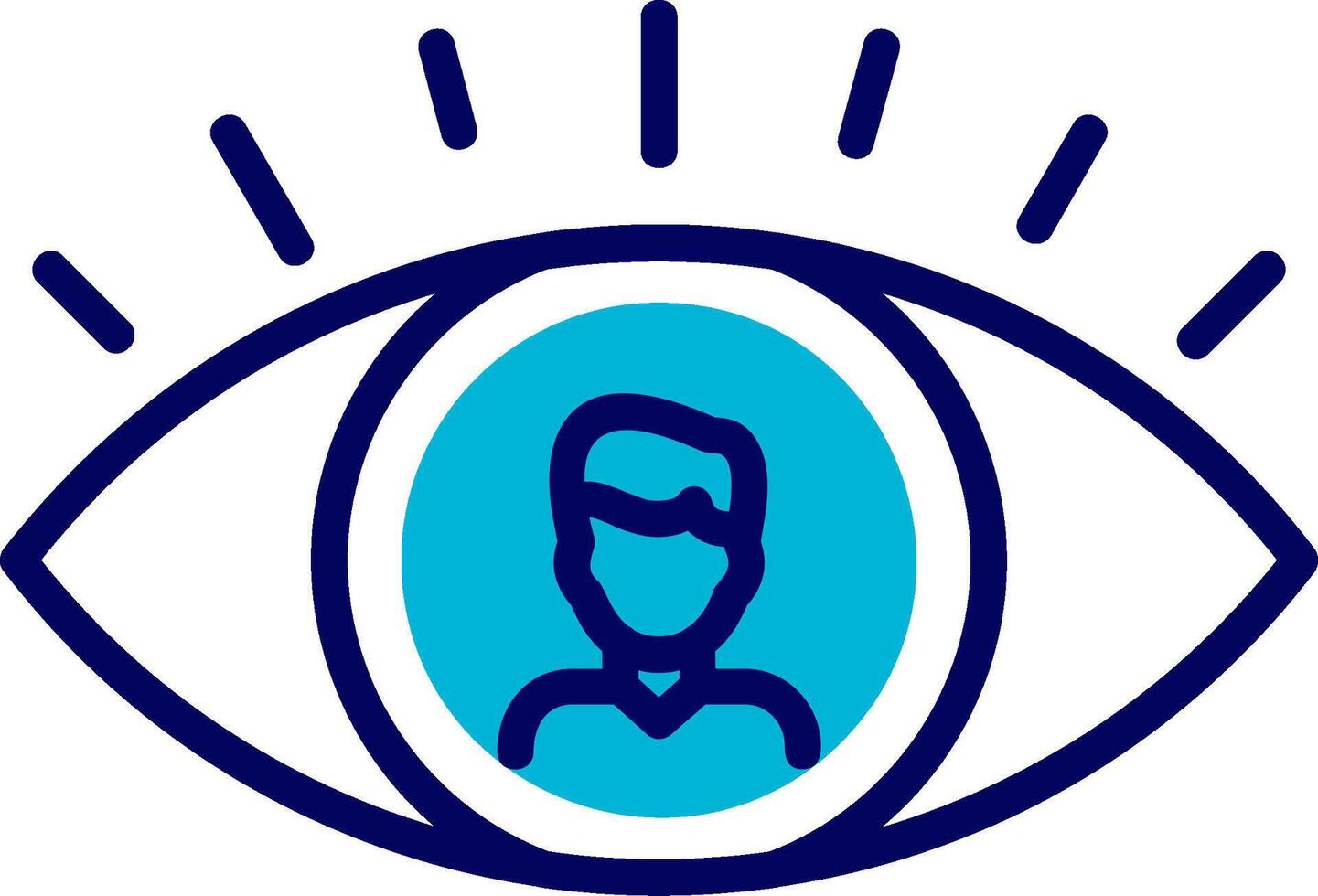 Impressions Blue Mixed Icon vector
