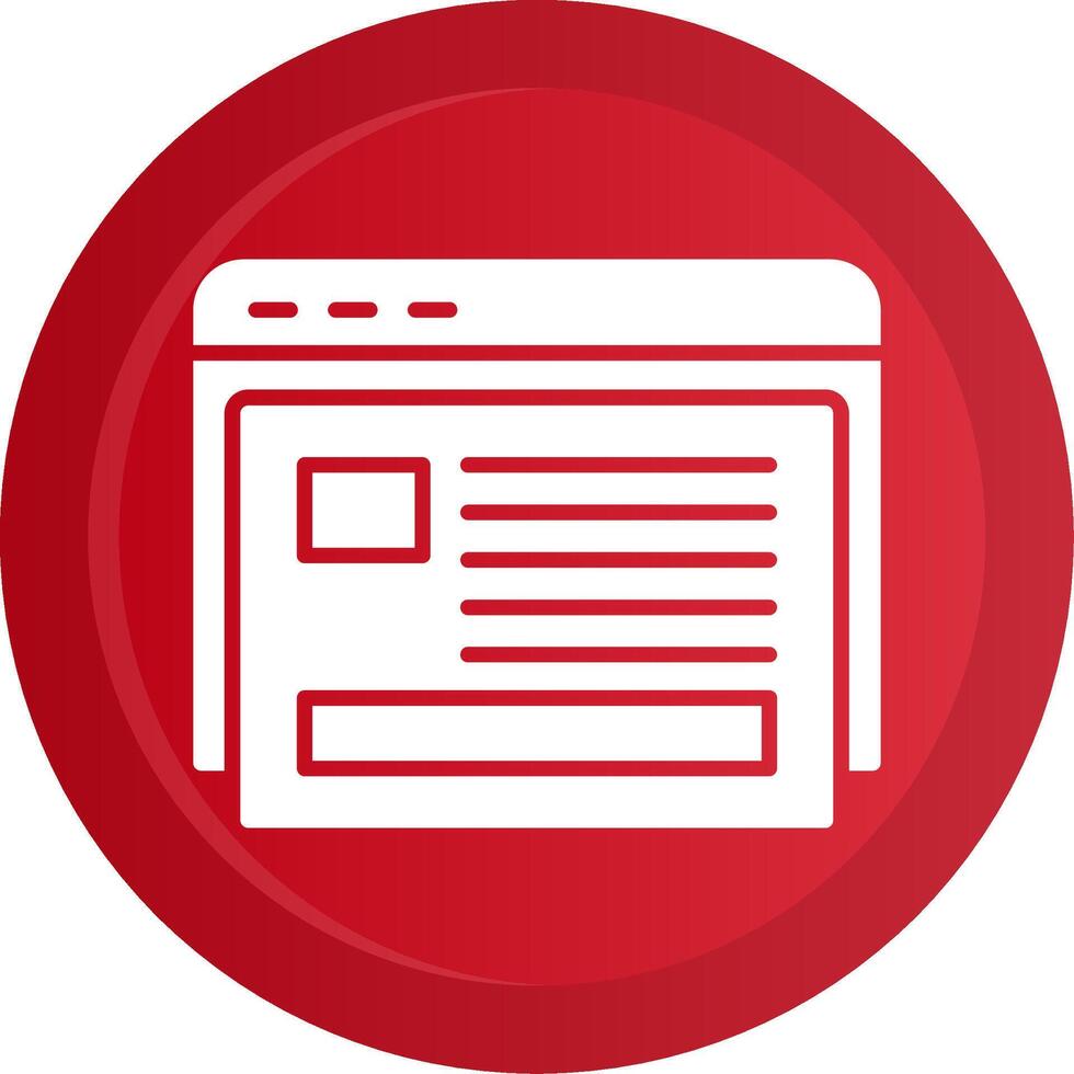 Blogging Glyph Gradient Button Icon vector