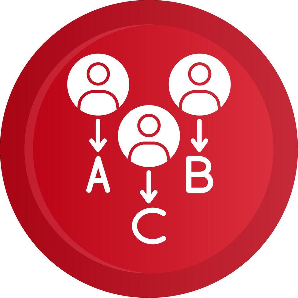 Customer Types Glyph Gradient Button Icon vector