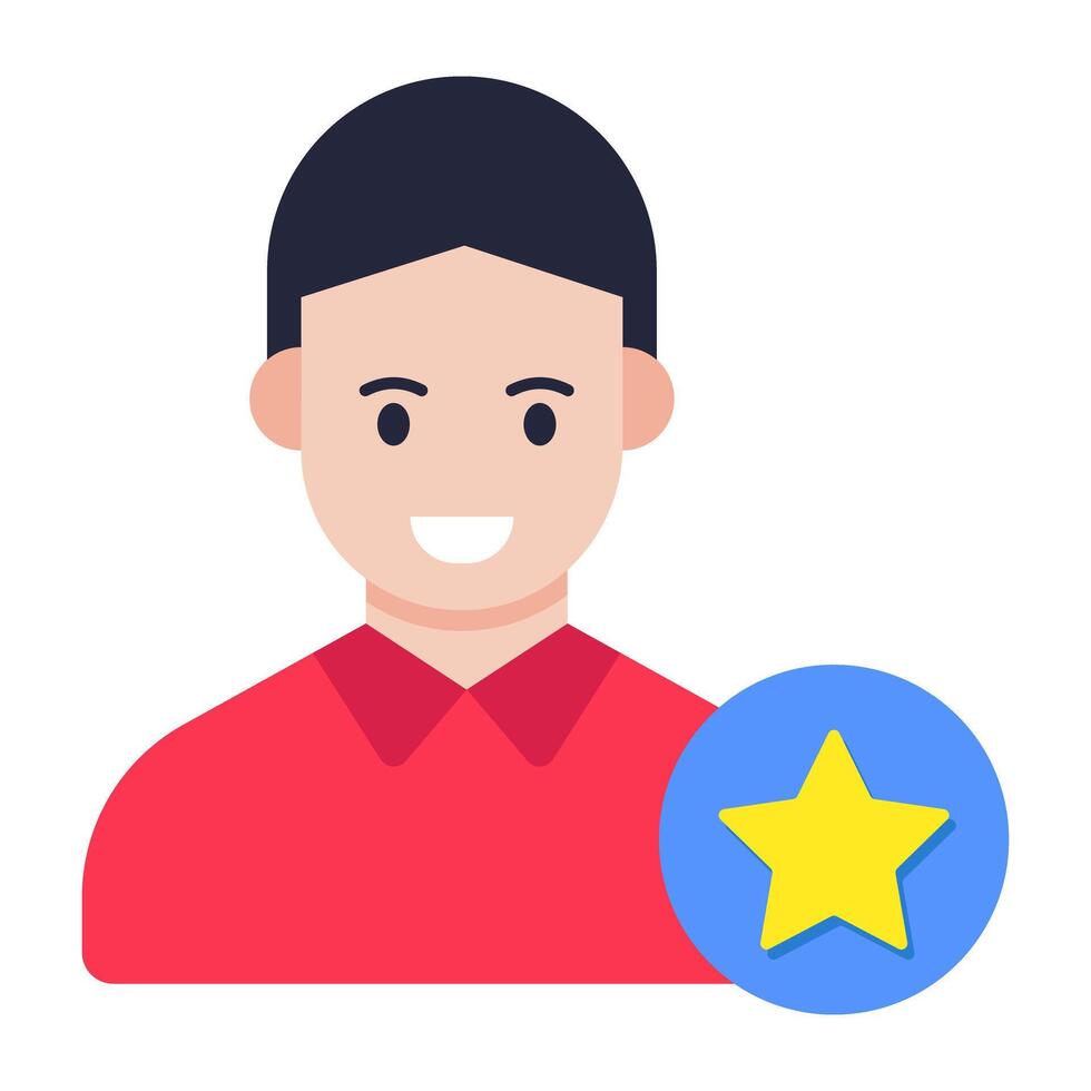 Perfect design icon of favorite profile vector