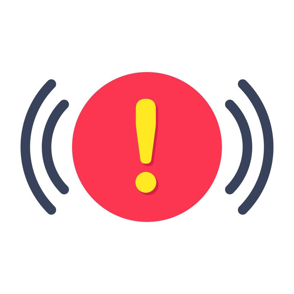 An icon design of error isolated on white background vector