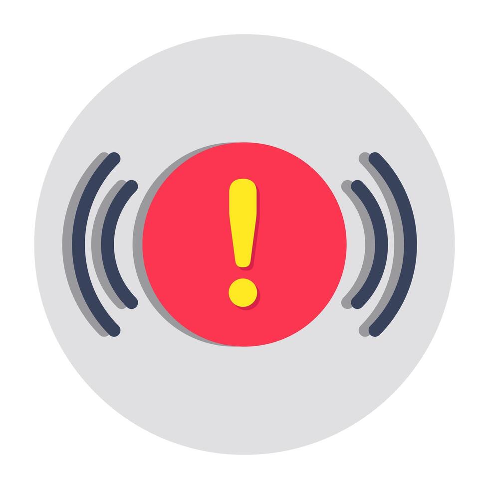 An icon design of error isolated on white background vector