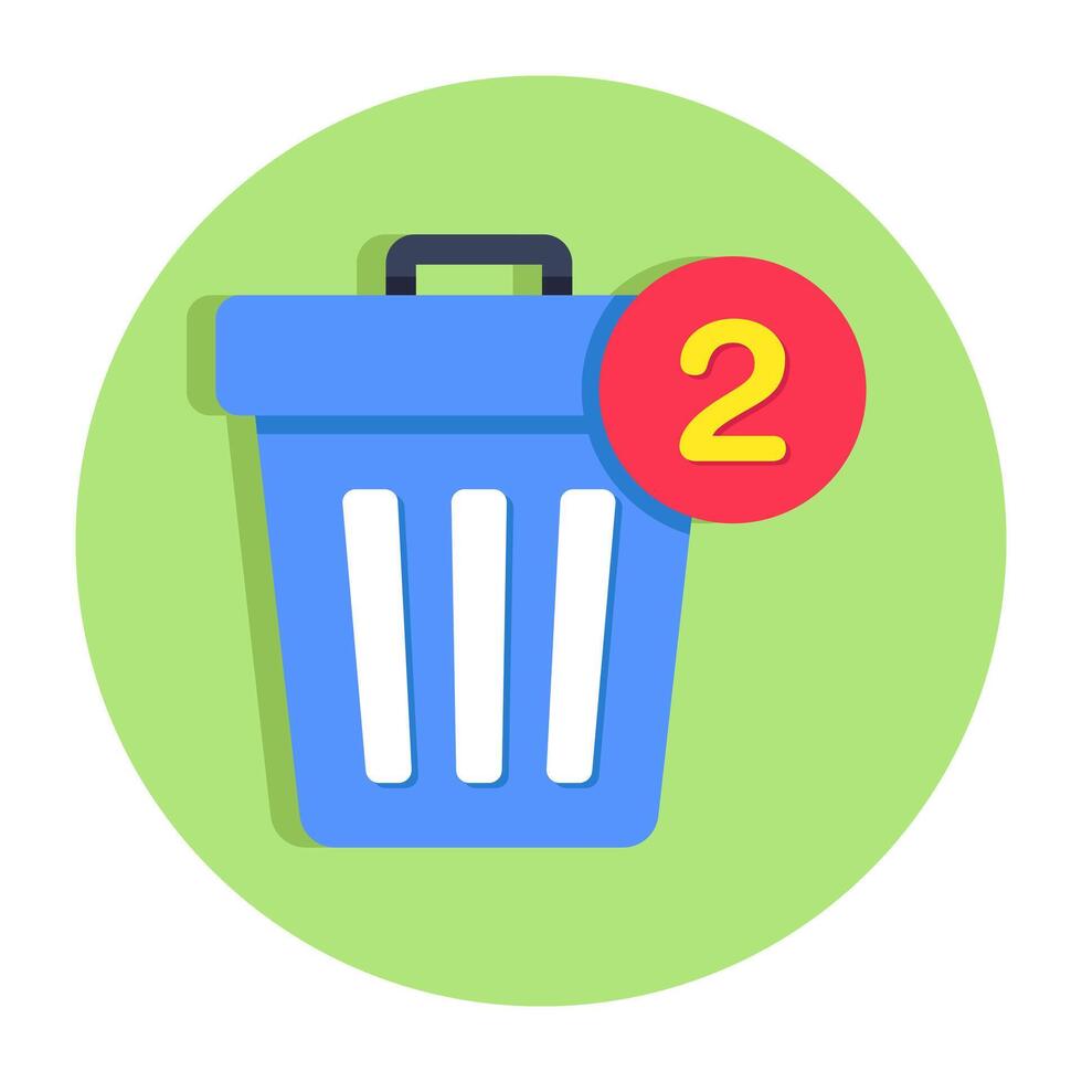 Vectors design of recycle bin