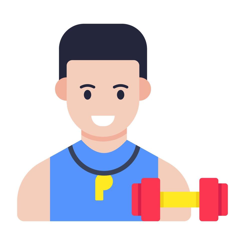 A beautiful design icon of gymnast vector