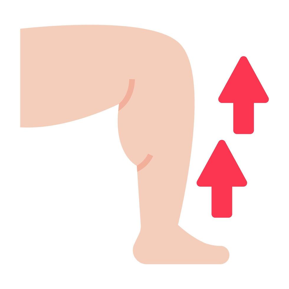 Premium download icon of leg exercise vector