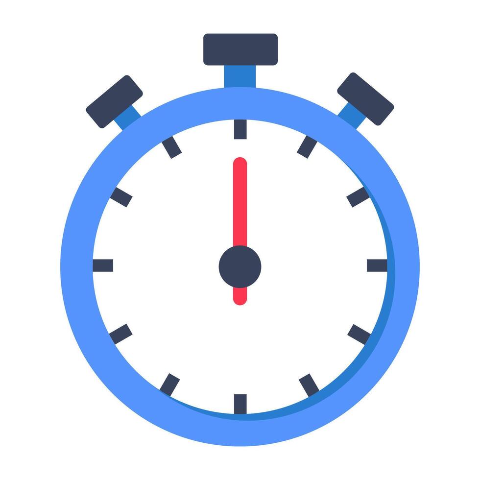 A modern design icon of stopwatch vector