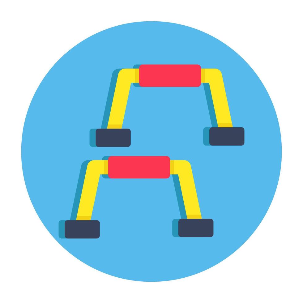 An icon design of sports hurdles vector
