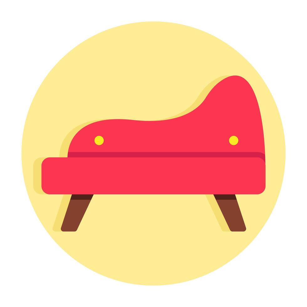 Modern design icon of sofa vector