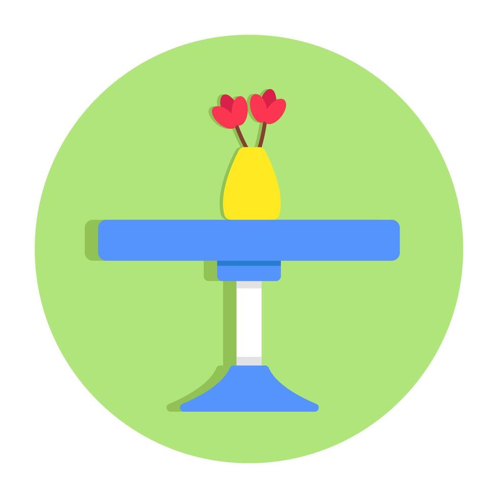 Trendy design icon of flower vase vector