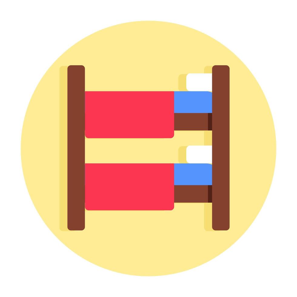 Premium download icon of bunk bed vector